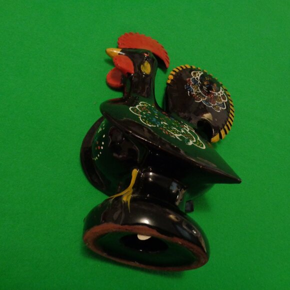 VINTAGE POTTERY ROOSTER Made In Japan Of BROWN POTTERY W COLORS - Picture 11 of 11